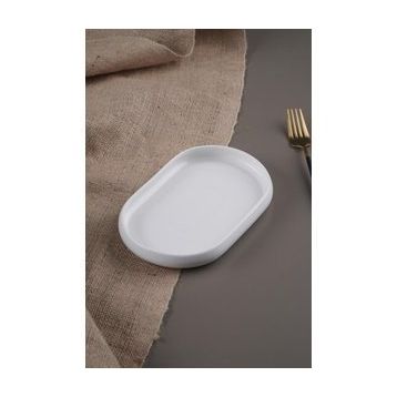 Acar Bianco Perla Porselen 20x12.5x2.5 cm 6 Adet Tabak