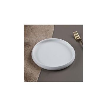 Acar Bianco Perla Porselen 26,8x2,5 cm 1 Adet Yuvarlak Tabak