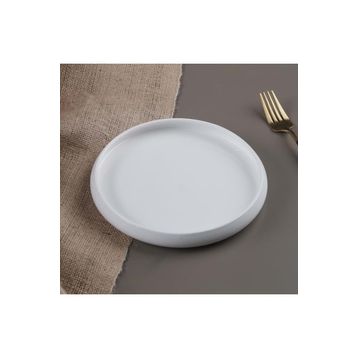 Acar Bianco Perla Porselen 26,8x2,5 cm 1 Adet Yuvarlak Tabak