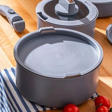 Acar Biogrey 9 Parça Pişir Sakla Tencere Seti