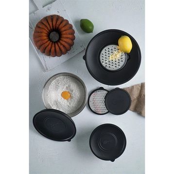 Acar Karat Çelik 9 Parça Rendeli 16-20-24 cm Karıştırma Kabı