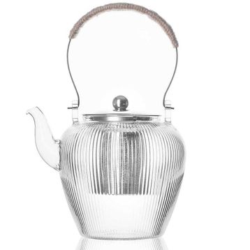 Acar Lalin Borosilikat 1100 ml Cam Çaydanlık