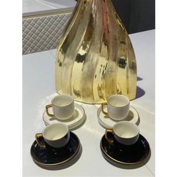 Acar Metal Stand Porselen 4'lü Fincan Takımı