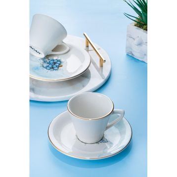 Acar Mirosa 6 Kişilik 12 Parça 180 ml Çok Renkli Çay Seti