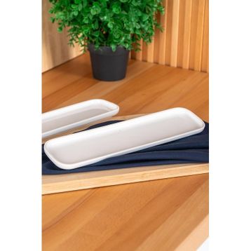 Acar Pure Royal 30 cm Dikdörtgen Kayık Tabak