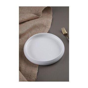 Acar Sct-21-0225/72 Bianco Perla 6'lı 13 cm Porselen Yuvarlak Tabak