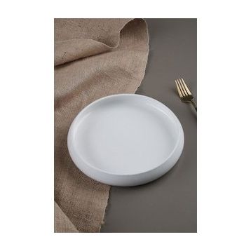 Acar Sct-21-0225/72 Bianco Perla 6'lı 13 cm Porselen Yuvarlak Tabak