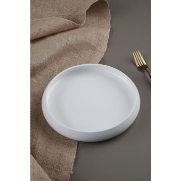 Acar Sct-21-0226/96 Bianco Perla 6'lı 10,5 cm Porselen Yuvarlak Tabak