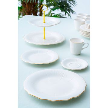 Acar Sinatra Gold 20 Parça 6 Kişilik Brunch/Pasta Seti