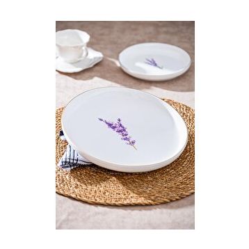 Acar Soft Royal 22 cm Porselen Yuvarlak Tabak