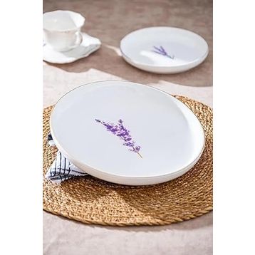 Acar Soft Royal 22 cm Porselen Yuvarlak Tabak