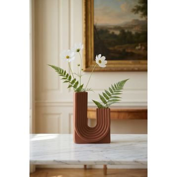 Acar Terra Luxe L Turuncu 24 cm Vazo