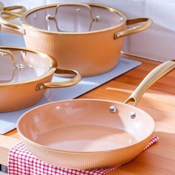Acar Ultimate Pro 7 Parça Rose Gold Tencere Seti
