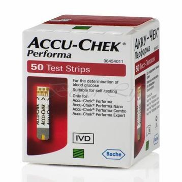 Accu Chek Performa Nano Strip 50'Lik Şeker Ölçüm Stribi