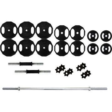 ACD Spor 100 kg Döküm 150 cm Vidalı Ağırlık Halter Dambıl Set