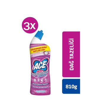 ACE 810 ml Ultra Power Jel Kıvamlı Çamaşır Suyu Dağ Tazeliği