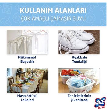 Ace Çiçek Kokulu Ultra Köpük Yoğun 700 ml Çamaşır Suyu & Yağ Çözücü