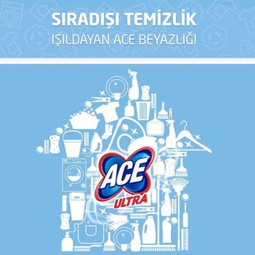 Ace Çiçek Kokulu Ultra Köpük Yoğun 700 ml Çamaşır Suyu & Yağ Çözücü