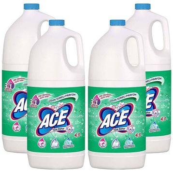 ACE Klasik Bahar 4 Adet x 4,3 kg Çamaşır Suyu