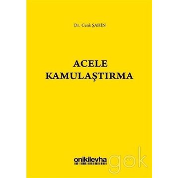 Acele Kamulaştırma - Cenk Şahin