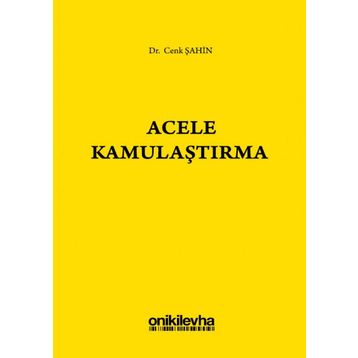 Acele Kamulaştırma - Cenk Şahin