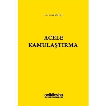 Acele Kamulaştırma - Cenk Şahin