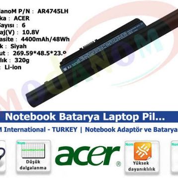Acer Aspire 3690 Notebook Bataryası