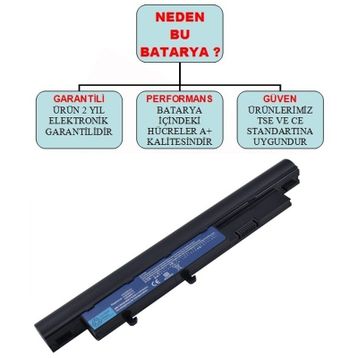 Acer Aspire 3810T-H22F Notebook Bataryası