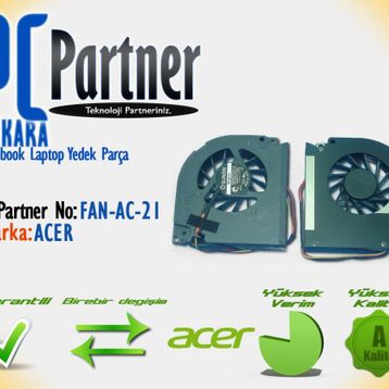 Acer Aspire 9400 Uyumlu Notebook Fan