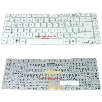 Acer ASPİRE E5-421G Beyaz Klavye