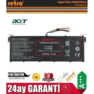 Acer Aspire ES1-572-31P0 Uyumlu Laptop Batarya
