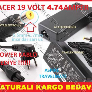 Acer eMachines E727 Adaptör Şarj