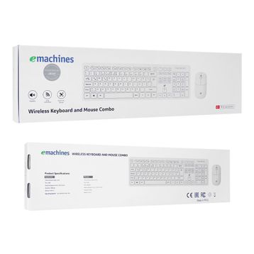 Acer Emachines EAK920 2.4 Ghz Beyaz Kablosuz Türkçe Q Klavye Mouse Set