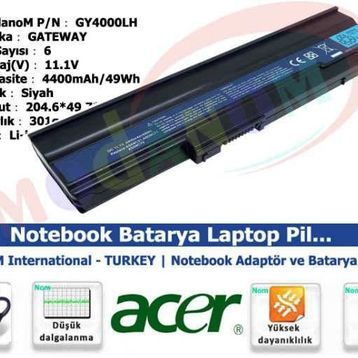 Acer Extensa 5635Z 5635ZG Uyumlu Notebook Batarya