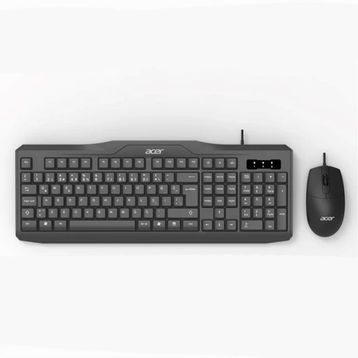 Acer OAK-930 Kablolu Sessiz Tuşlu Siyah Klavye Moue Set