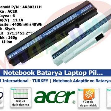 Acer One 531H-0BK Batarya Pil