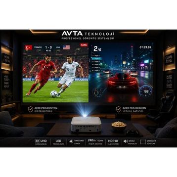 Acer PD1800 1000 Lümen LED 4K Projeksiyon Cihazı