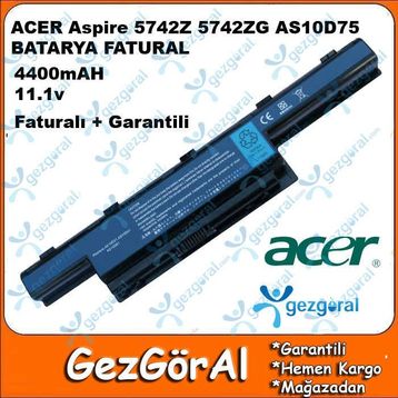 Acer Travelmate 5742-7906 Batarya Pil