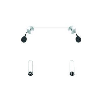 Achill DFGJKNS3 Sled 2000 A New 32'' - 55'' Çelik Telli İpli Tv Askı Aparatı