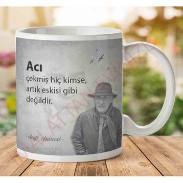 Acı Çekmiş Kimse Baskılı Kupa