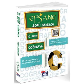 Açı Yayınları 10. Sınıf Coğrafya Efsane Soru Bankası