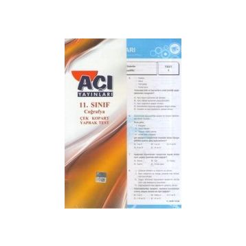 Açı Yayınları 11.Sınıf Coğrafya Yaprak Test