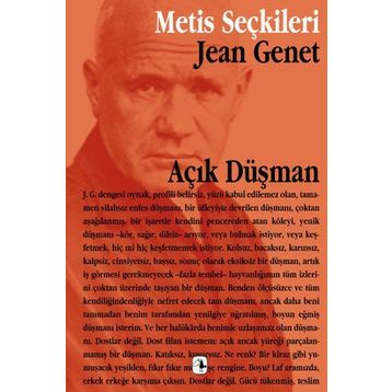 AÇIK DÜŞMAN - JEAN GENET