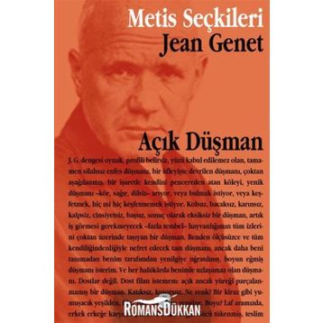 AÇIK DÜŞMAN - JEAN GENET