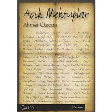 Açık Mektuplar - Rasim Özdenören