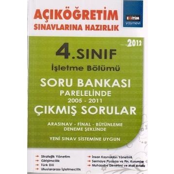 Açıköğretim Sınavlarına Hazırlık 4. Sınıf İşletme Bölümü 2012 - Kollektif
