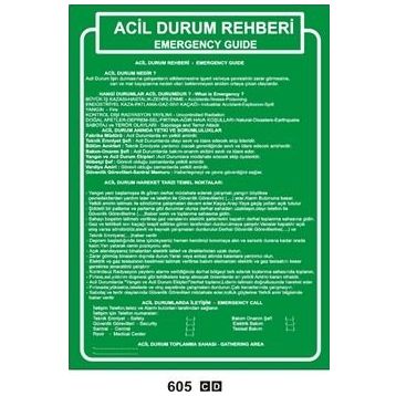 Acil Durum Rehberi Levha