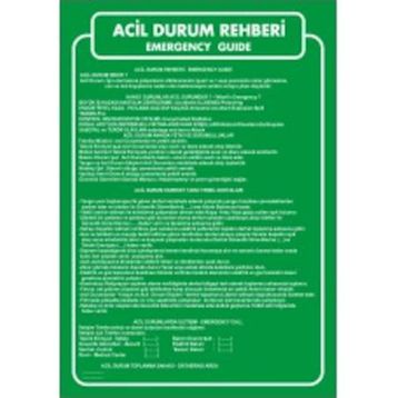 Acil Durum Rehberi Levha