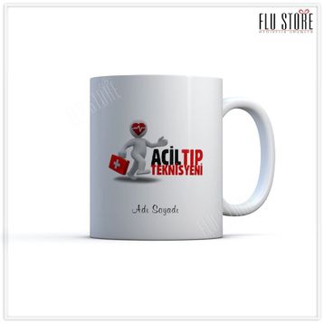 Acil Tıp Teknisyeni İsme Özel Meslek Kupa Bardak