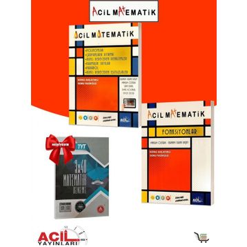 Acil Yayınları Polinomlar Fonksiyonlar Çıkmış Sorular Hediyeli 3 Kaynak Matematik Fasikülü